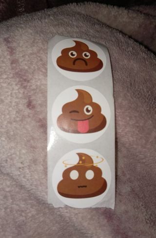 3pc poop stickers