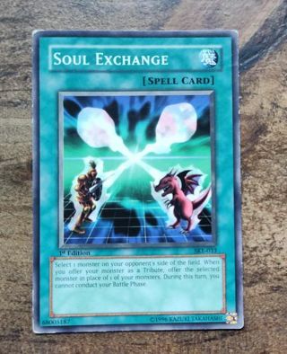 Yu-Gi-Oh Card 1st Edition Soul Exchange
