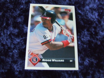 1993 Reggie Williams California Angels Donruss Card #353