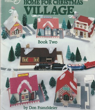 Plastic Canvas Leaflet/Booklet: Home for Christmas Village