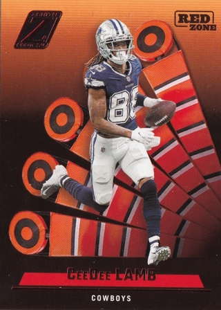 2023 CeeDee Lamb Panini Red Zone Dallas Cowboys