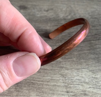 Copper Cuff Bracelet Bangle - Gently Used 