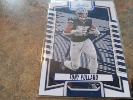 2023 PANINI ABSOLUTE TONY POLLARD DALLAS COWBOYS FOOTBALL CARD # 58