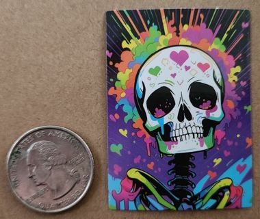 Colorful Skeleton Sticker