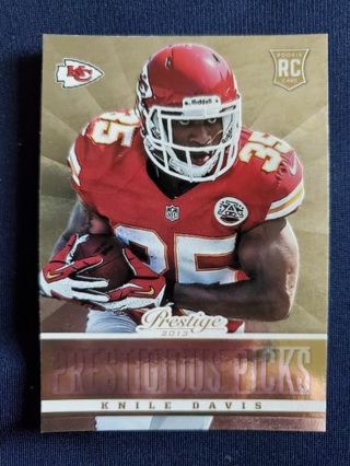 2013 Panini Prestige Prestigious Picks Knile Davis