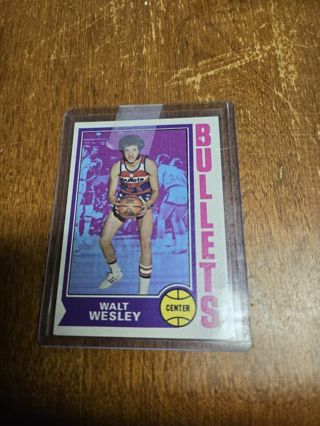 Walt Wesley card