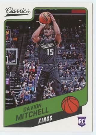 2021-22 CLASSICS DAVION MITCHELL ROOKIE CARD