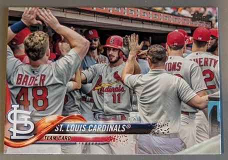 HARRISON BADER ROOKIE - CARDINALS TEAM CARD