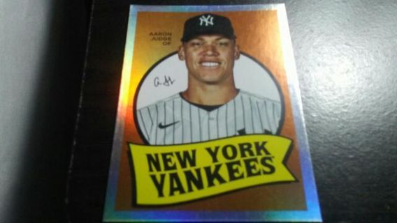 2023 TOPPS AARON JUDGE NEW YORK YANKEES BASEBALL CARD# 69T-39