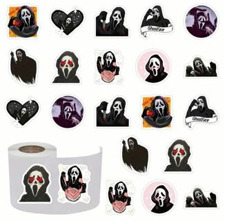 ↗️⭕(10) 1" SCREAM (MOVIE CHARACTER) STICKERS!! SCARY⭕