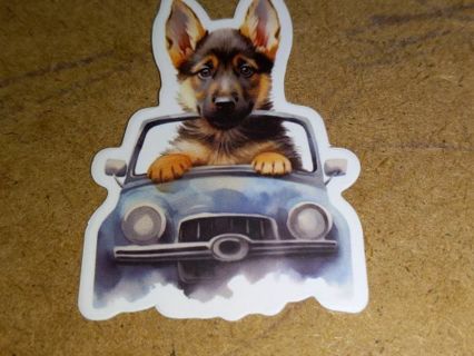 Dog Cute new one vinyl lap top sticker no refunds regular mail very nice quality