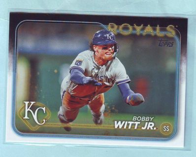 2024 Topps Bobby Witt Jr. Baseball Card # 254 Royals