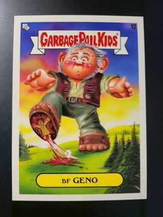 2022 Garbage Pail Kids GPK Book Worms BF Geno GROSS ADAPTATIONS #12 GPK Cards