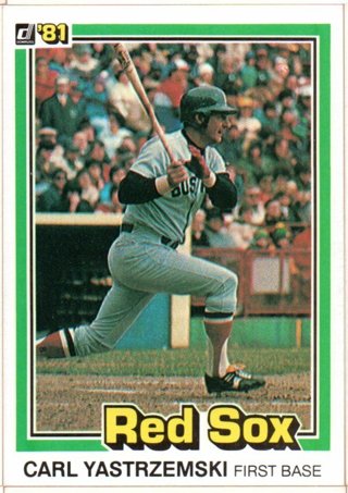 1981 Donruss Carl Yastrzemski #94