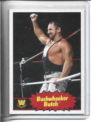 2012 Topps WWF/WWE Bushwhacker Butch Card #66