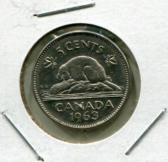 1963 Canada 5 Cents