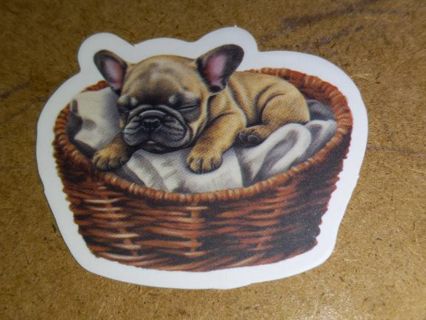 Dog Cute one new vinyl sticker no refunds regular mail only Very nice