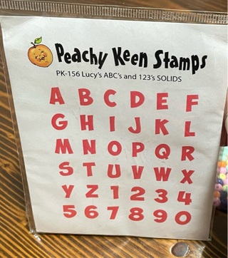 Peachy Keen Stamps ( ABC’s & 123’s)