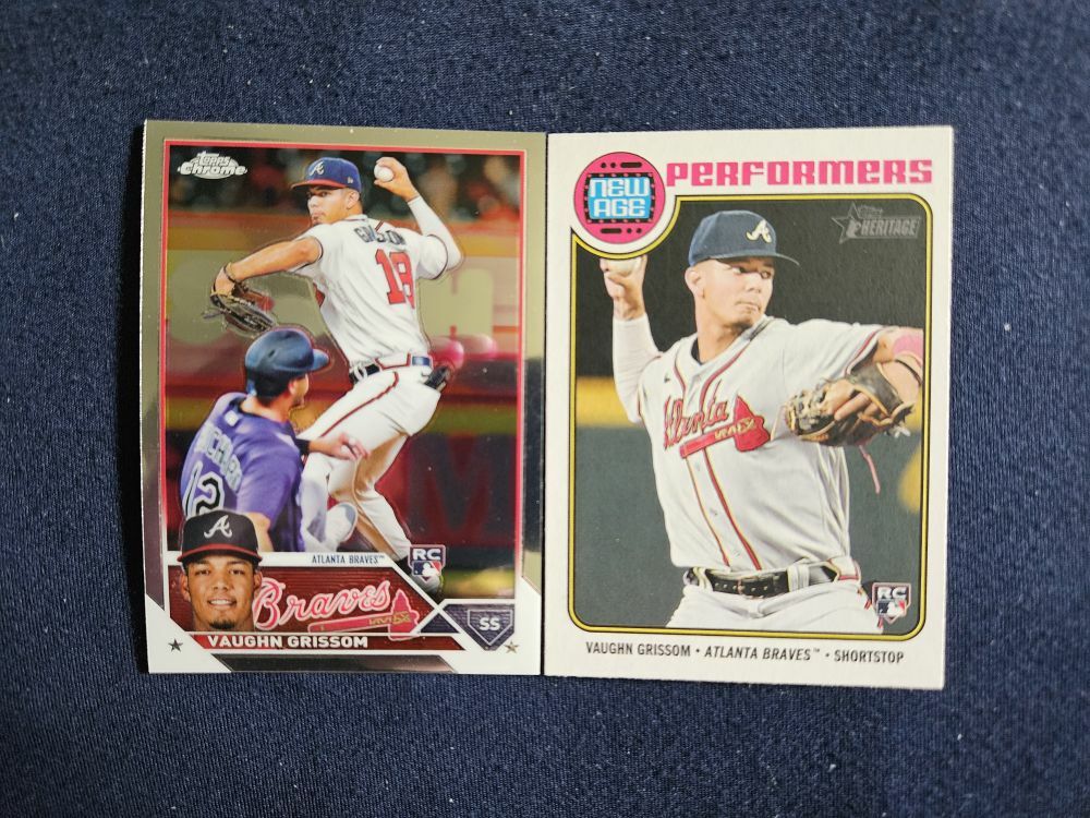 FREE: Two Vaughn Grissom Rookie Cards