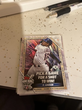 2023 topps home run challenge francisco lindor