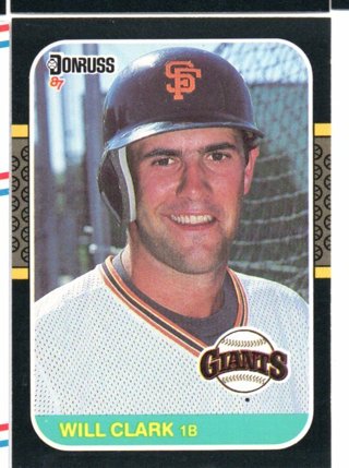 1987 Donruss Will Clark #66