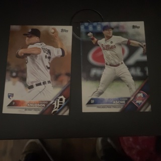 Baseball trading cards