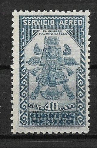 1935 Mexico ScC70 Aztec Birdman MNH