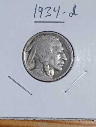 1934-D Buffalo Nickel! 2