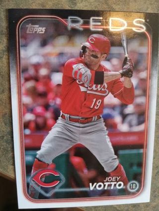 2024 TOPPS JOEY VOTTO CINCINNATI REDS BASEBALL CARD# 19