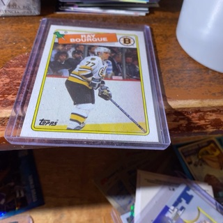 1988 topps ray bourque hockey card 