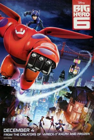  "Big Hero 6" HD-"Google Play" Digital Movie Code