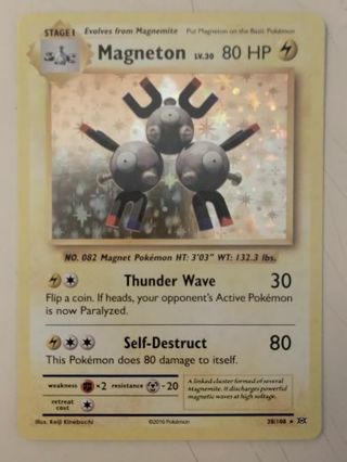 Magneton 38/108 rare holo nm pokemon