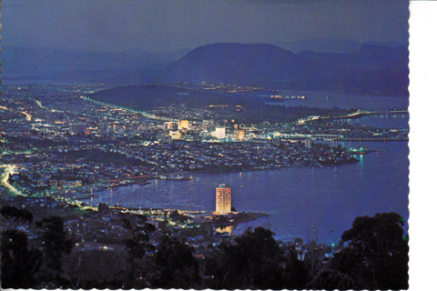 Vintage Postcard Hobart, Tasmania
