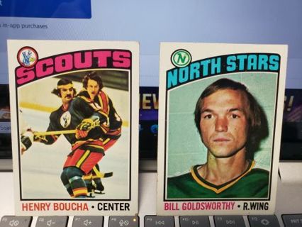 1976 Topps Hockey  trading card's