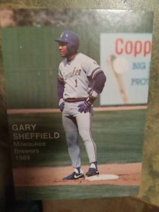 1989 PACIFIC ROOKIES SUPERSTARS TWO GARY SHEFFIELD BASEBALL CARD# 6 OF 16