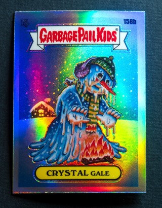 2021 Garbage Pail Kids Chrome Refractor CRYSTAL GALE #158b Series 4