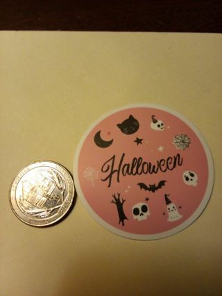 Halloween Sticker Read Description before bidding