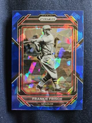 2023 Panini Prizm Blue Ice Frankie Frisch