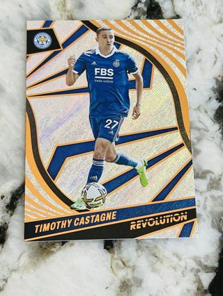 Timothy Castagne 2022-23 Panini Revolution Premier League #139 Leicester City Football Card