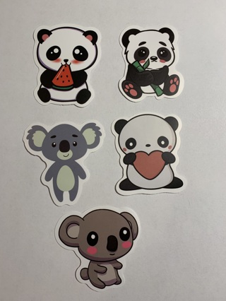 CUTE ANIMAL STICKERS~LOT 10~FREE SHIPPING!