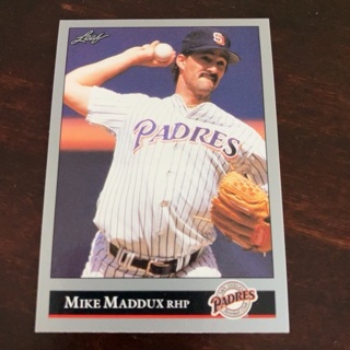 1992 Leaf - [Base] #393 Mike Maddux