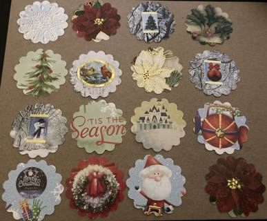 Winter/Christmas Paper Craft Embellishments