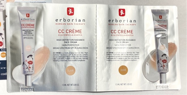 Erborian Skin Therapy Face Cream with SPF Samples 