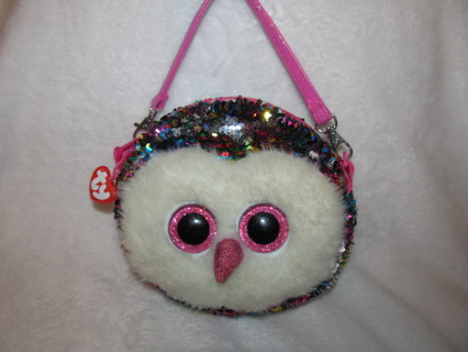Ty Beanie Boos Sequin 'Owen the Owl' Girl's Purse Handbag