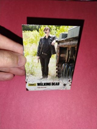 The walking dead card