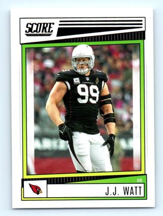 2022 SCORE J.J. WATT CARD