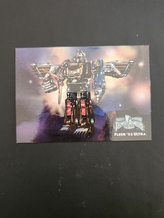 Power Rangers Ninja Megafalconzord Limited Edition Tradin Card