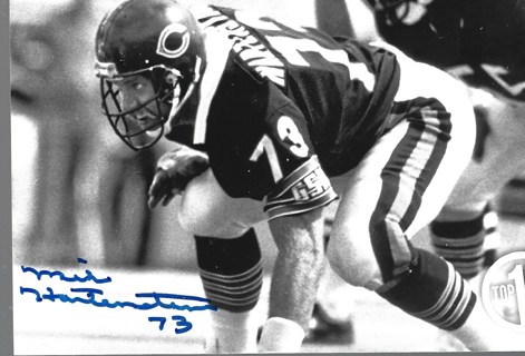 MIKE CHARTENSTINE Hand Signed Autograph 4X6 Photo - NFL BEARS SUPERBOWL XX