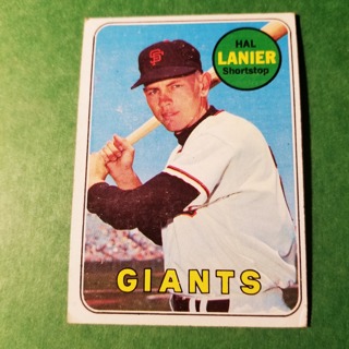 1969 - TOPPS BASEBALL CARD  NO. 316 - HAL LANIER - GIANTS