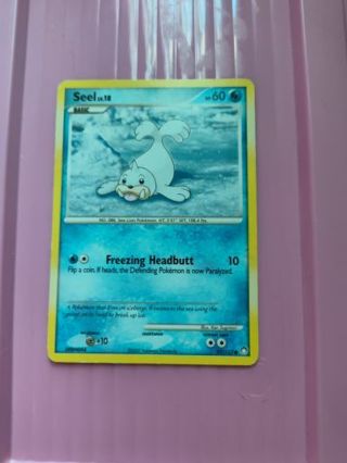 Seel Pokemon Card